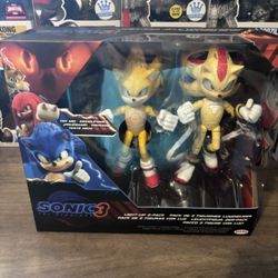 super sonic & super shadow 2 pack light up