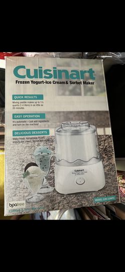 Cuisinart Frozen Yogurt and Ice Cream Maker
