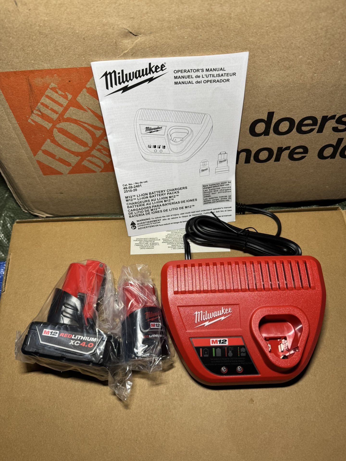 New Milwaukee M12 Batteries