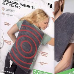 Calming Heat Massage Weighted Heating Pad