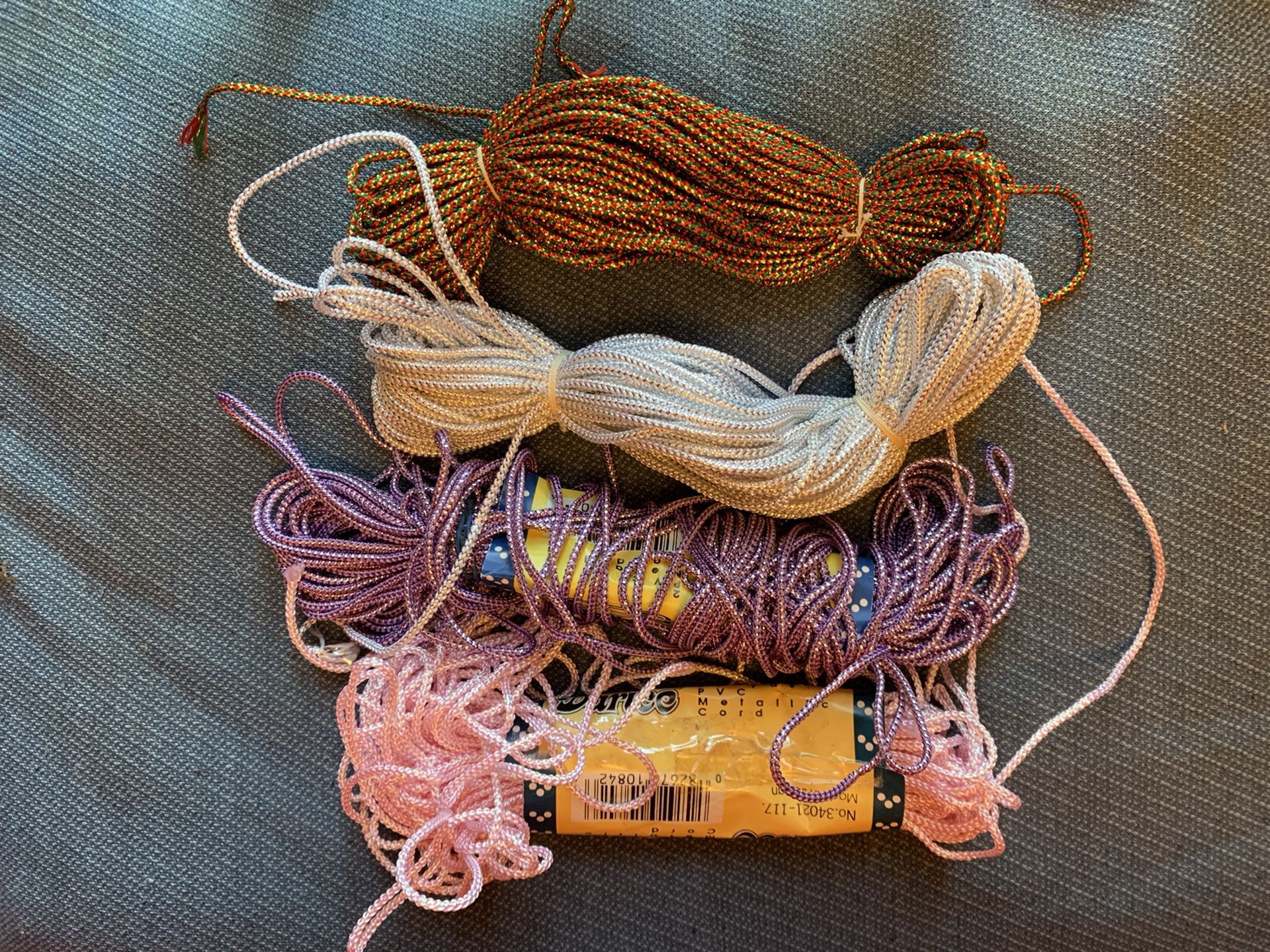 Bag Of Cord For Plastic Canvas/Crafts