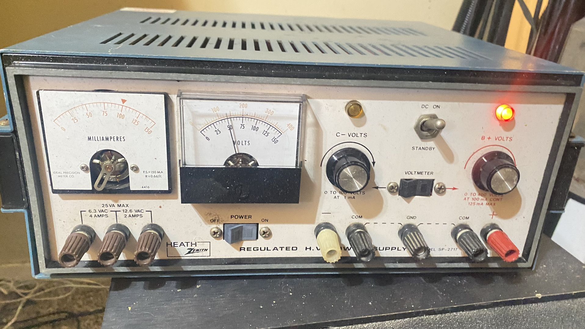 HEATH Zenith H.V Power Supply Model Sp 2717