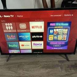 TCL 43” Roku Smart TV 4K UHD HDR With New Remote Control $100 Firm On Price