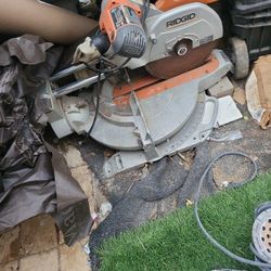 Sliding Ridgid Saw