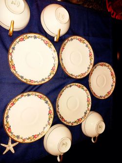 C. Ahrenfeldt Limoges Teacup Set