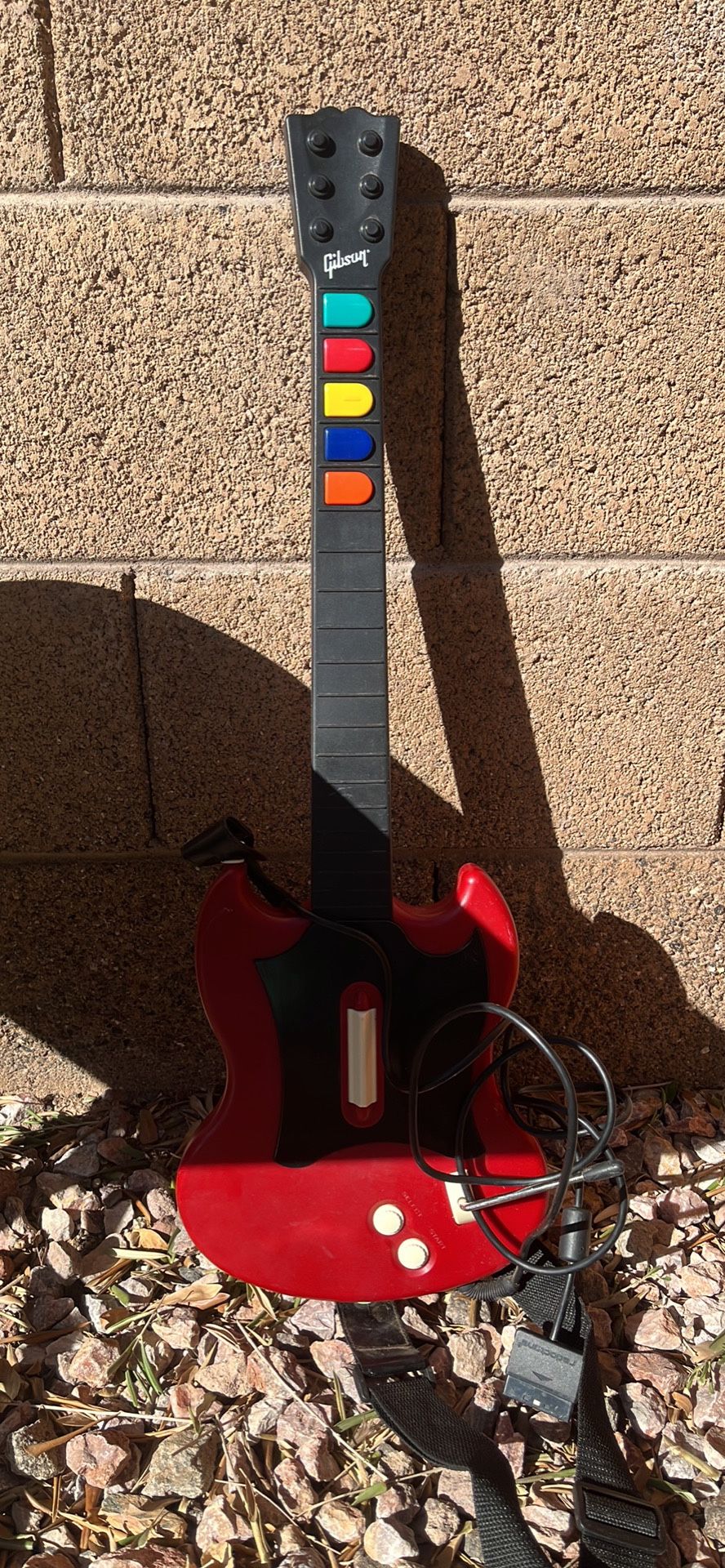 Guitar Hero Gibson Red Octane SG Wired Controller PS2