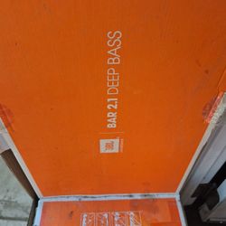 Jbl Subwoofer And Soundbar