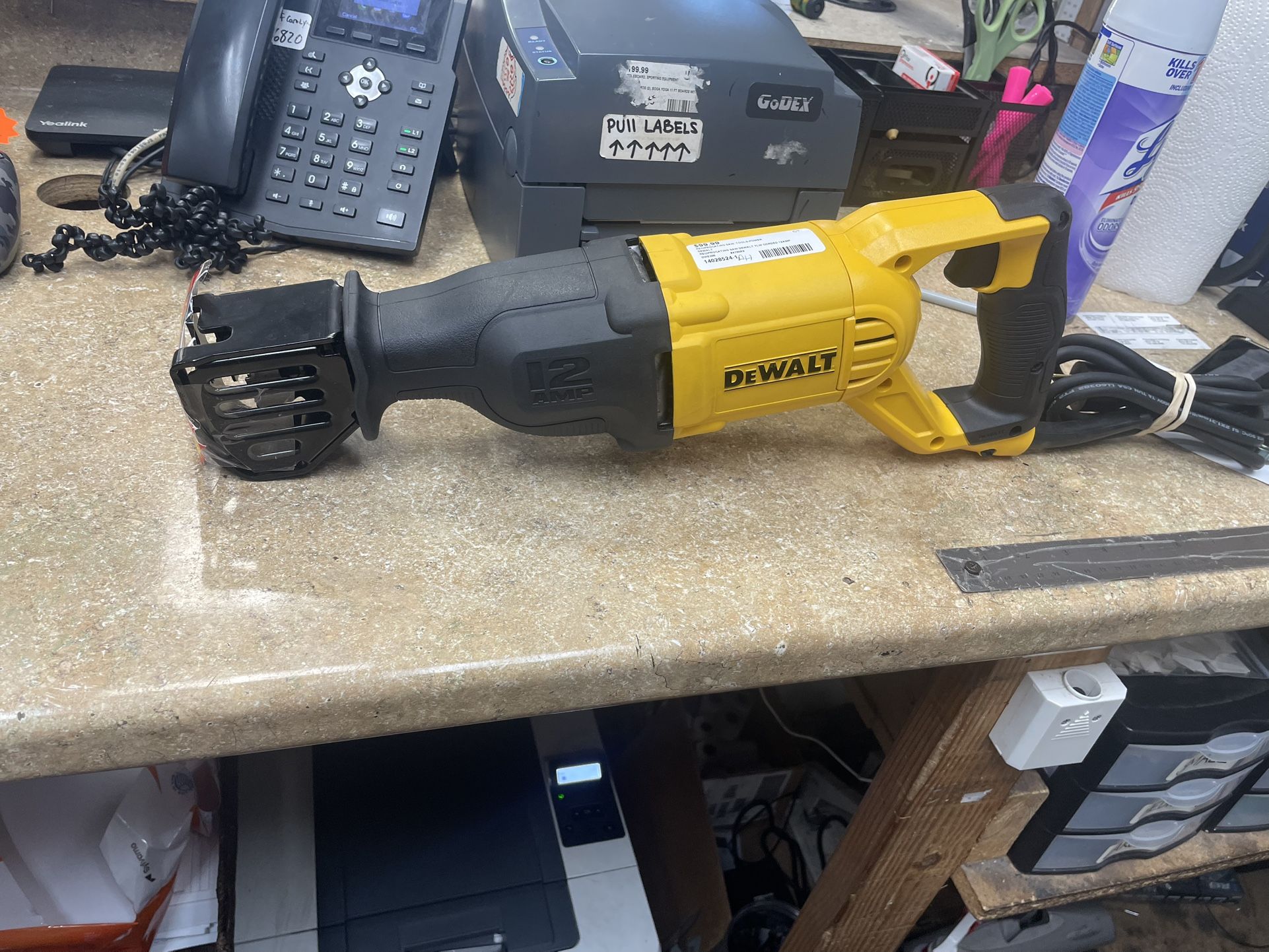 Dewalt 12 Amp Reciprocating Saw