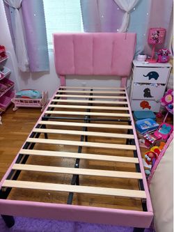 Pink Twin Size Bed