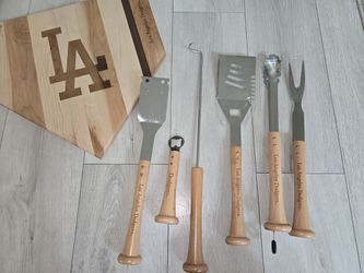 LA Dodgers BBQ set