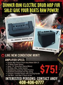 Donner Drum Amp 20watt