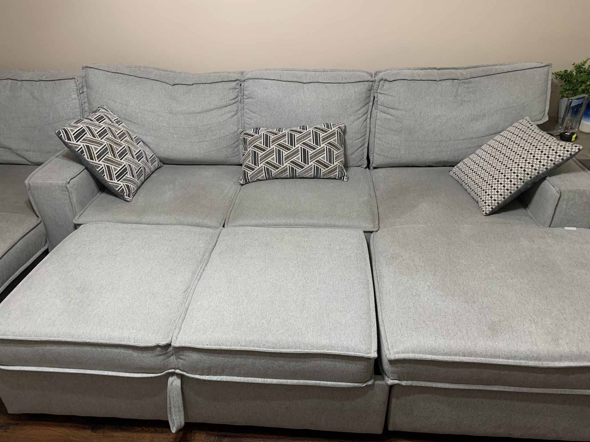 Sectional Sleeper Sofa With Storage + Chaise