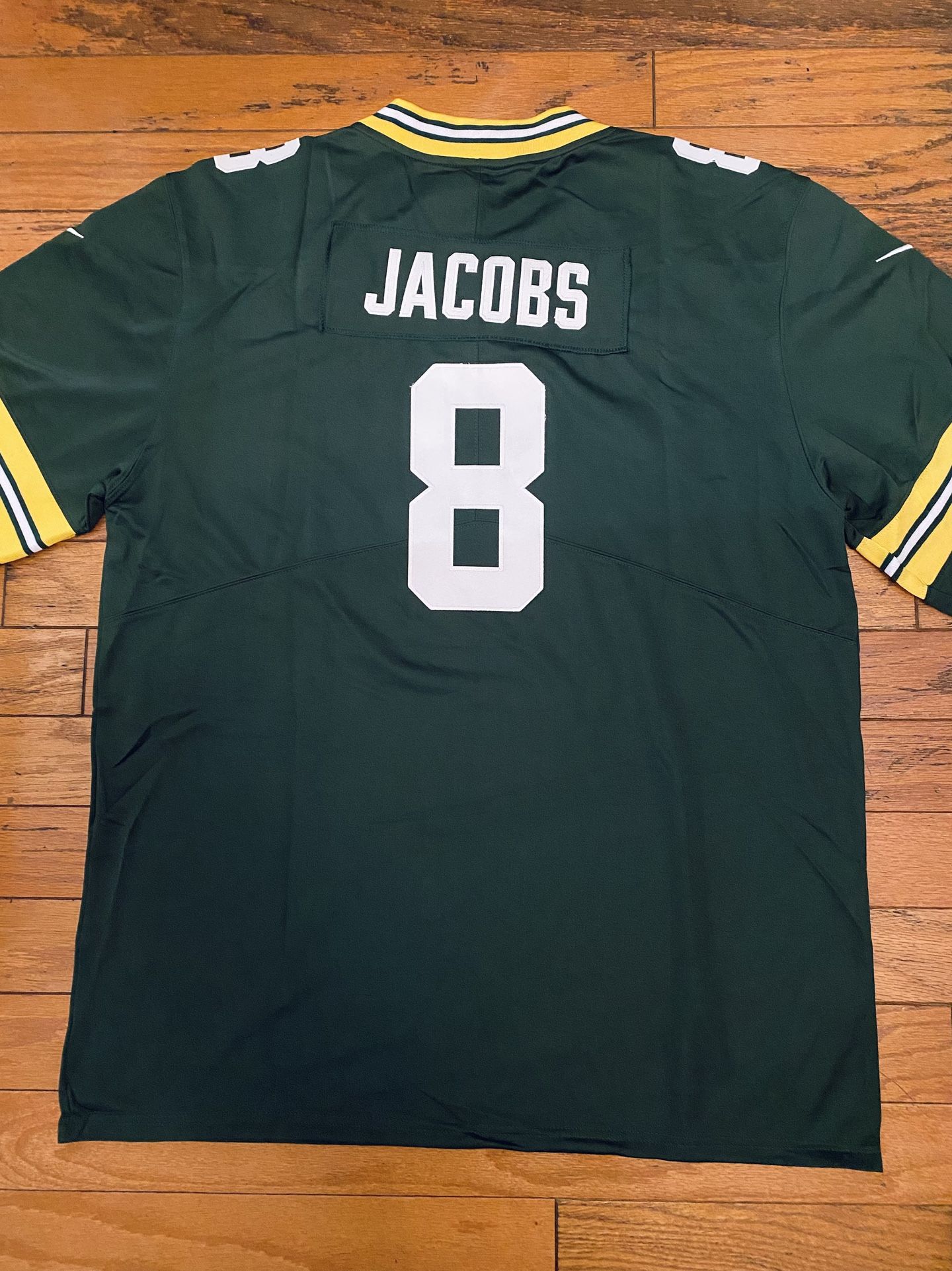 Green Josh Jacobs Green Bay Packers Stitcher Jersey