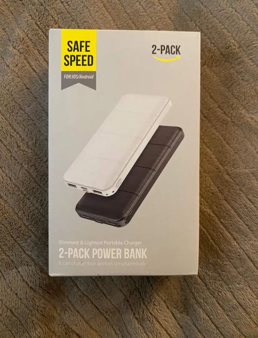 Safe Speed 2-Pack Power Bank
