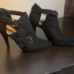 Black Heeled Booties 
