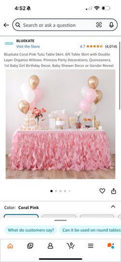 TUTU TABLE SKIRT