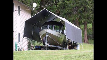 10 x30 New boat canopy carport tent 10x30x15H New Galvanized steel canopy TENT for $280