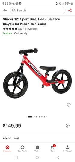 Toddler Strider Balance Bike