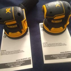 DeWalt XR Brushless Orbital Sanders $80 Each