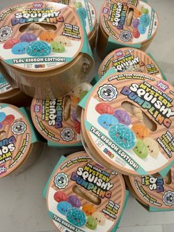 $5 each Crazy Fun Mystery Squishy Dumpling Teal Ribbon Edition
