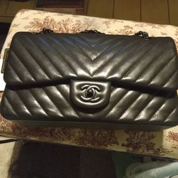 Chanel Blk Double Flap Bag