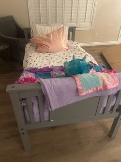 Bunk Beds, Dresser, Two barely used twin mattresses