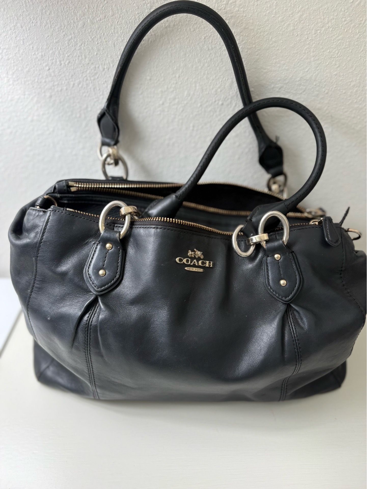 Coach Black Leather Purse