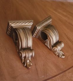 Drapery/ Curtain Rod Sconces Set Of 2