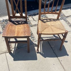 Antique chairs, solid