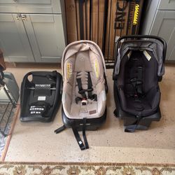 Bundle of Two Carseats for Babies, Toddlers, Infants, Bonus Carseat Base