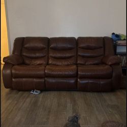 Lazy Boy Leather Couch 
