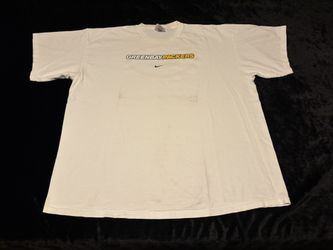 Mens 2XL Vintage Late 70s Green Bay Packers Nike Center Swoosh Tshirt