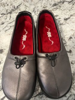 SAS Funk shoes Women bronze leather adjustable elastic toggle