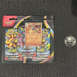 Pokemon - Chaos Rising Blister 3 Pack 
