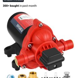12V Pump, 2.5gpm-8amp-60psi, Chemical and Corrosion Resistant