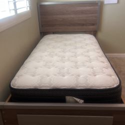 Twin Bed Frame And mattress