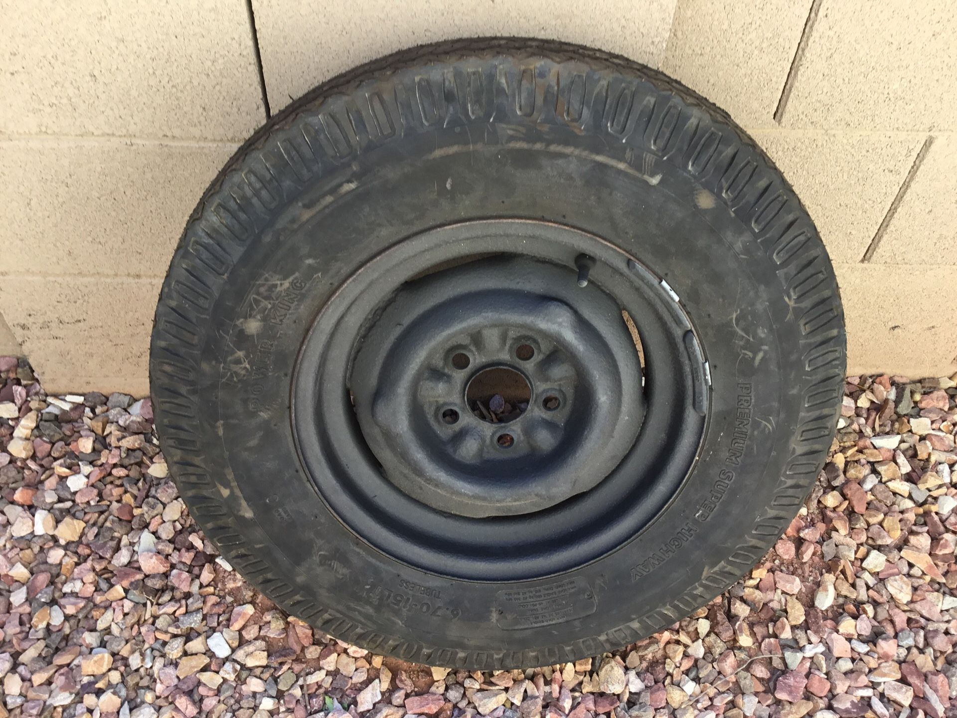 New Tire on used wheel