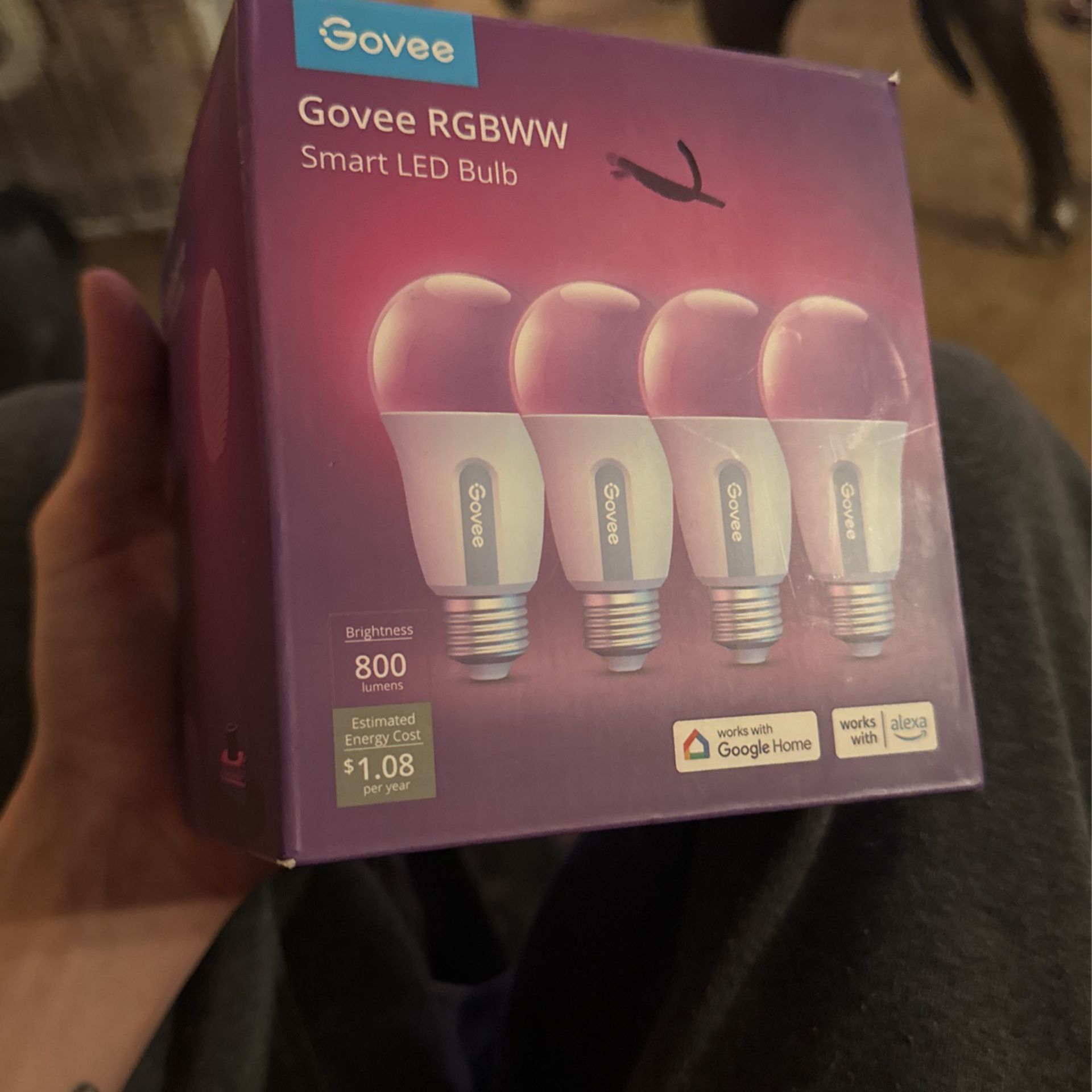 4 Pack Govee Light Bulbs 