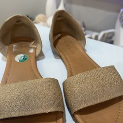 Gold Sandals Size 8