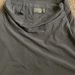 Athleta women’s Everyday Skort Gray Casual Golf Tennis Skort Sz 4 Side Zip