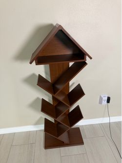 6 Tier Tree Book Shelf Brand New