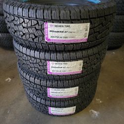 265 75 16 NEW TIRES TACOMA 4RUNNER TUNDRA SEQUOIA FRONTIER COLORADO CANYON SILVERADO SUBURBAN AVALANCHE TAHOE SIERRA F150 