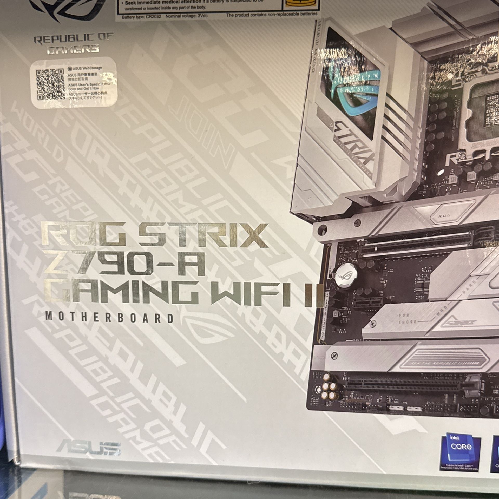 Rog Strix Gaming WiFi motherboard