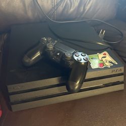 PS4 Pro With A Controller 