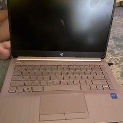 Pink HP Laptop