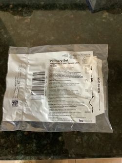 Primary IV Set, Prepierced Y-Site, Secure Lock 80” ; 15 Drops/ml