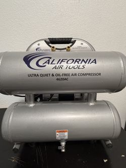 California Air Tools 4620AC Ultra Quiet & Oil-Free Air Compressor – Used Once