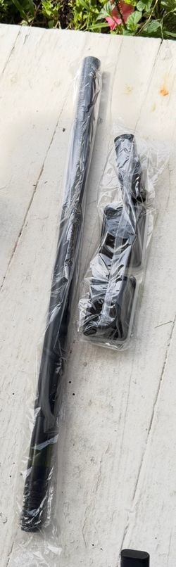 Black Bike Handlebar and Stem Set