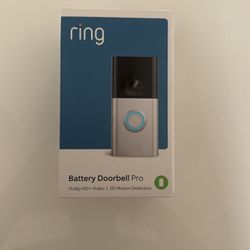 Ring Battery Doorbell Pro