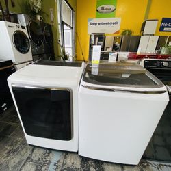 Samsung Top Load Washer And Gas Dryer 11$ Down Payment 